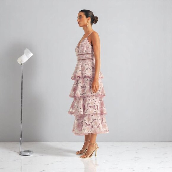 NWT Arose Studio Eartha Spaghetti Strap Surplice Front Floral Print - Picture 4 of 12